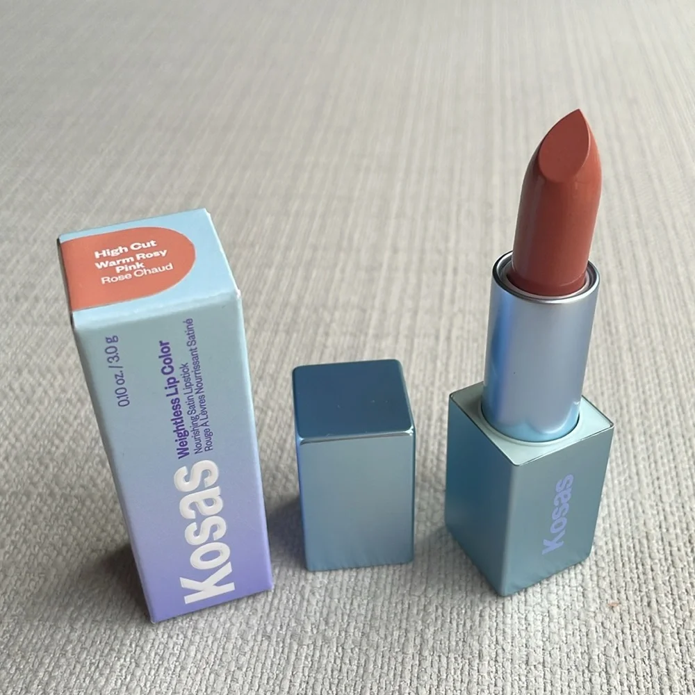 Kosas weightless Lip Color nourishing satin lipstick- high cut